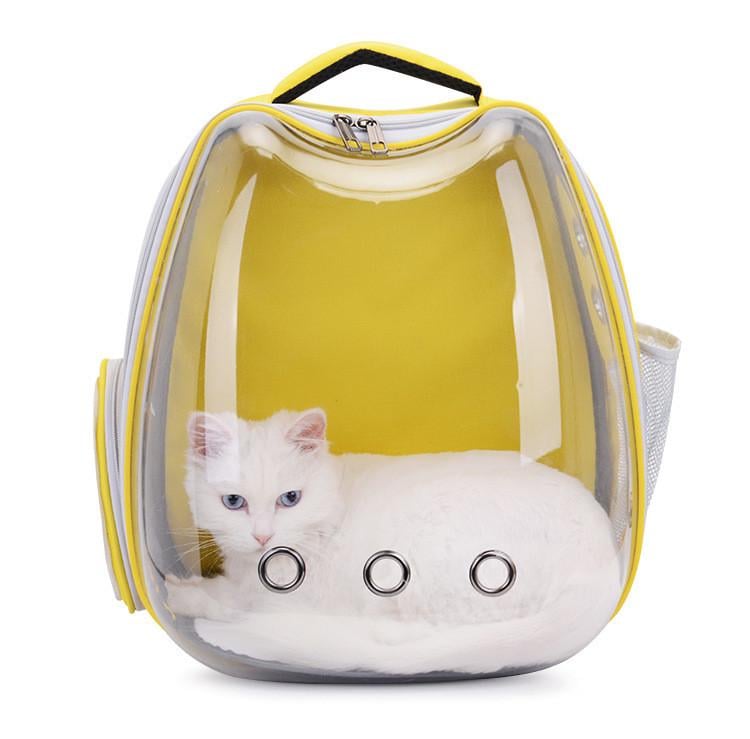 Рюкзак для переноски домашних питомцев CosmoPet CP-102 39х35х23 см Yellow (3_06646)