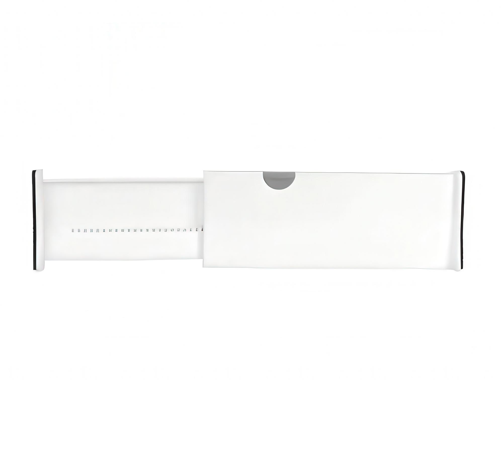 Разделитель для ящиков раздвижной телескопический 28-44 см Белый