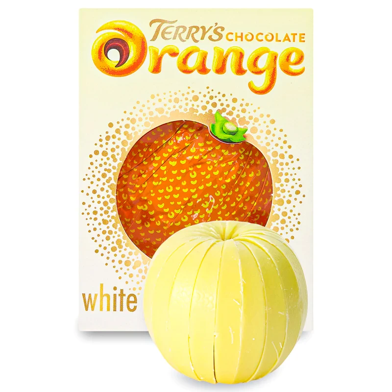 Шоколадний апельсин Terry's White Chocolate Orange Ball 147 г (1689323798)