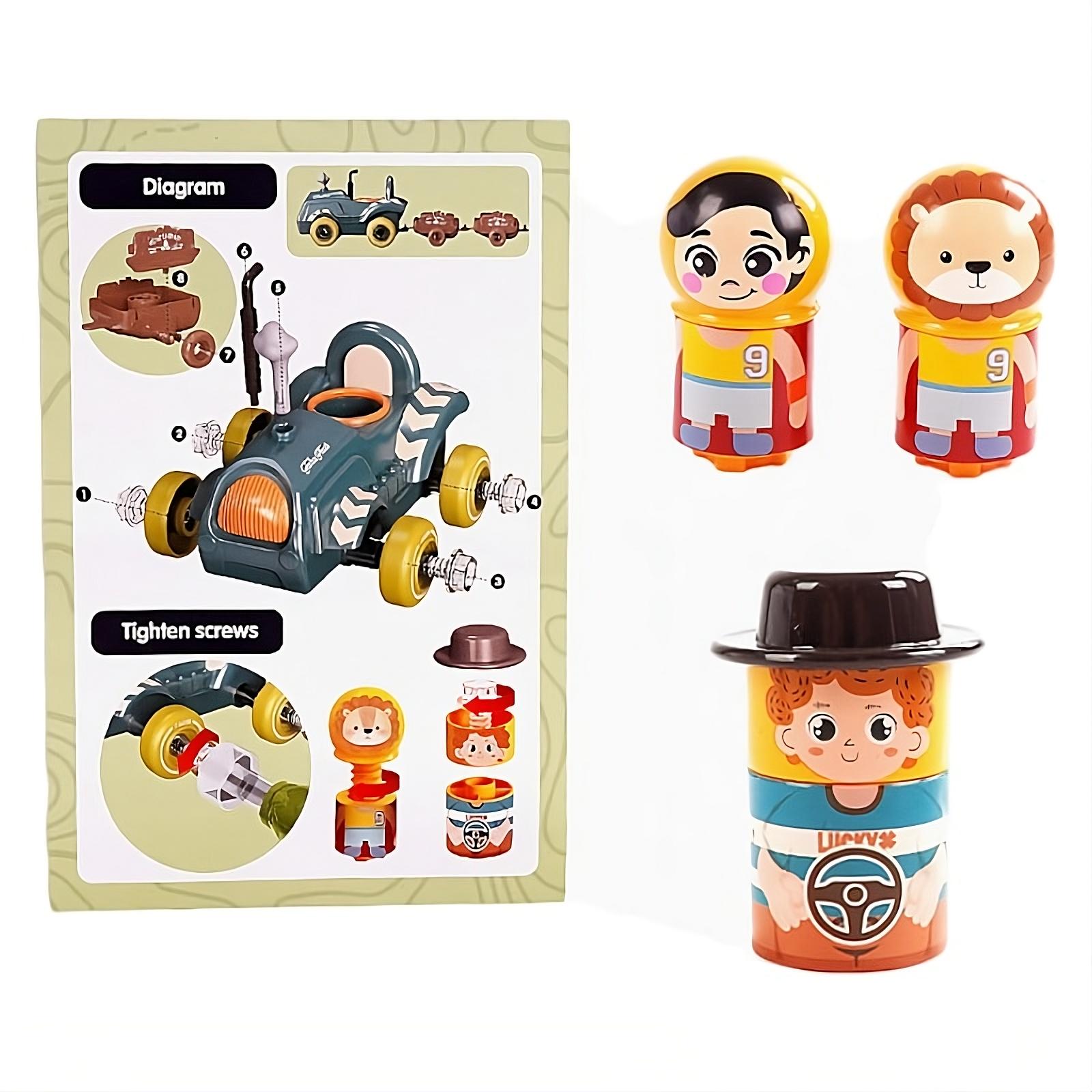 Конструктор-машинка GY 16996 A с инерционным механизмом (29202799) - фото 3 Конструктор-машинка GY 16996 A с инерционным механизмом (29202799) - фото 3