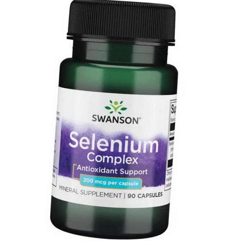 Комплекс Селен и Молибден Swanson Albion Selenium Complex 200 mcg 90 Caps