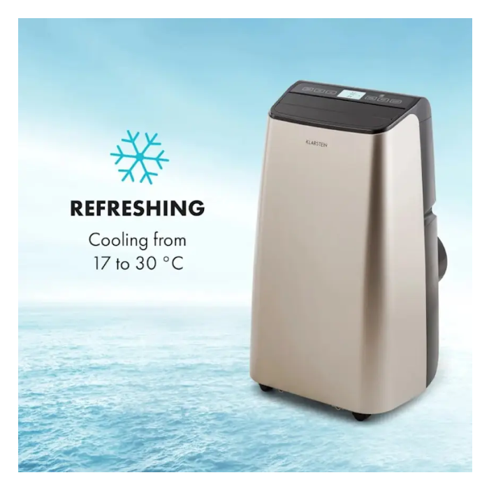 Кондиціонер мобільний для дому KLARSTEIN Metrobreeze 9 Paris на колесах 9000 БТЕ/год (10028189) - фото 5 Кондиціонер мобільний для дому KLARSTEIN Metrobreeze 9 Paris на колесах 9000 БТЕ/год (10028189) - фото 5