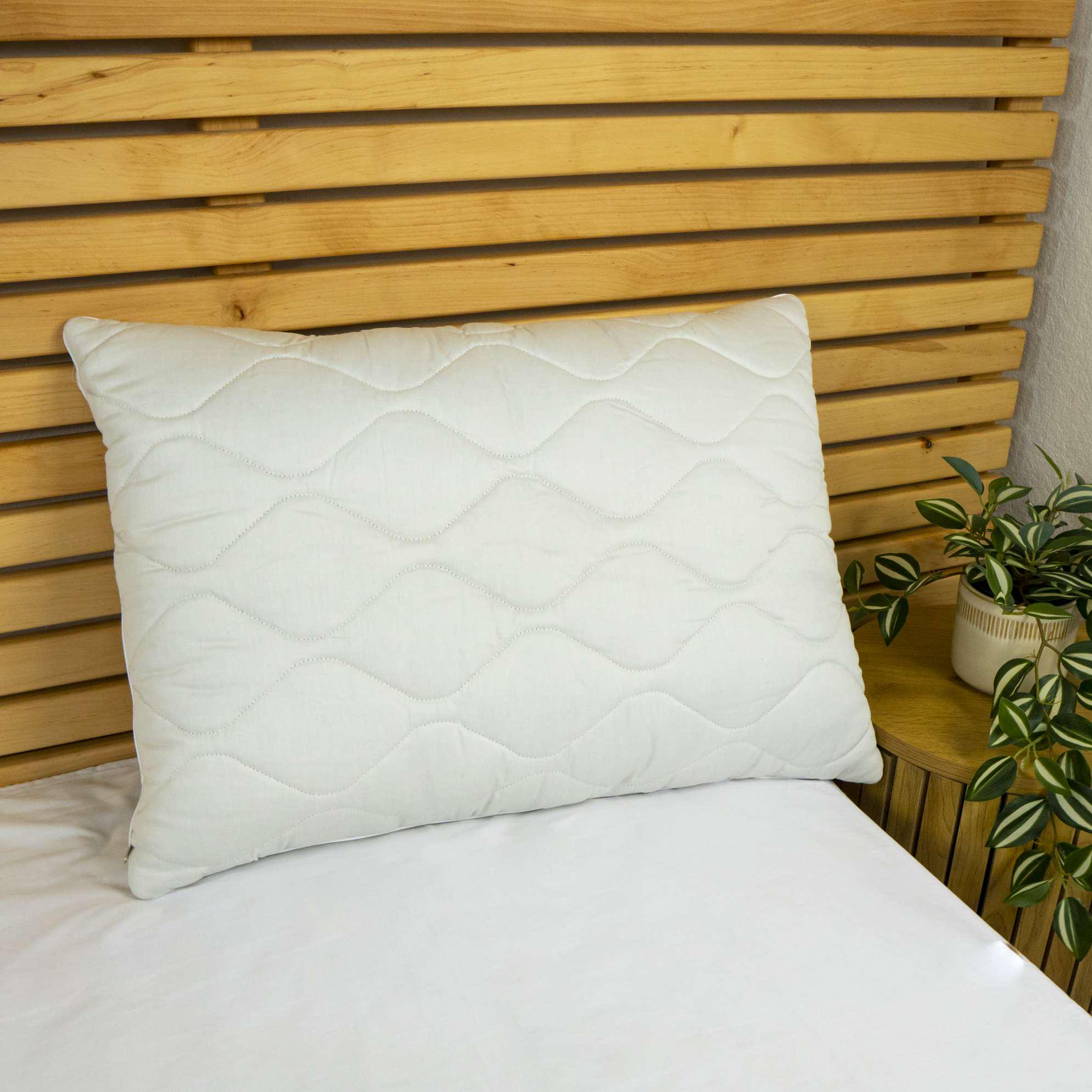 Подушка конопляная стеганная YouStar 50х70 см Белый (chn-pksp-50x70-white)