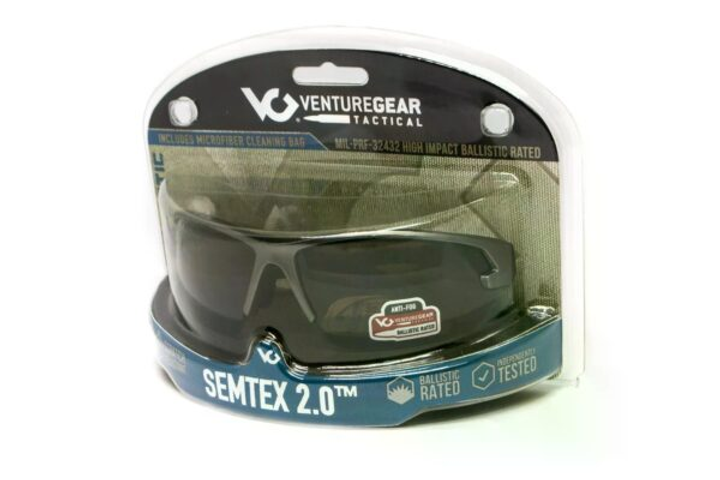 Окуляри захисні Venture Gear Tactical Semtex 2.0 UV400 антифог захист від подряпин полікарбонат Чорно-зелений в пісочній оправі (3HOVI-21) - фото 4