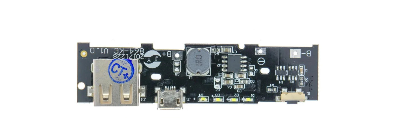 Плата для повербанка 864-KC IP530 1хUSB-A/1хMicroUSB 10W для Li-ion/Li-pol аккумуляторов (00-00027438)