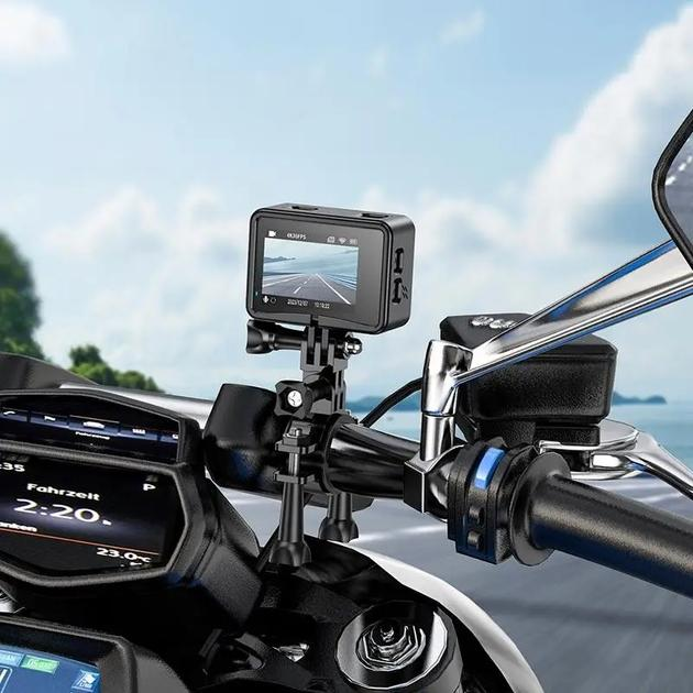 Екшн-камера спортивна Hoco 4K Ultra HD водонепроникна в захисному кейсі (DV101) - фото 4