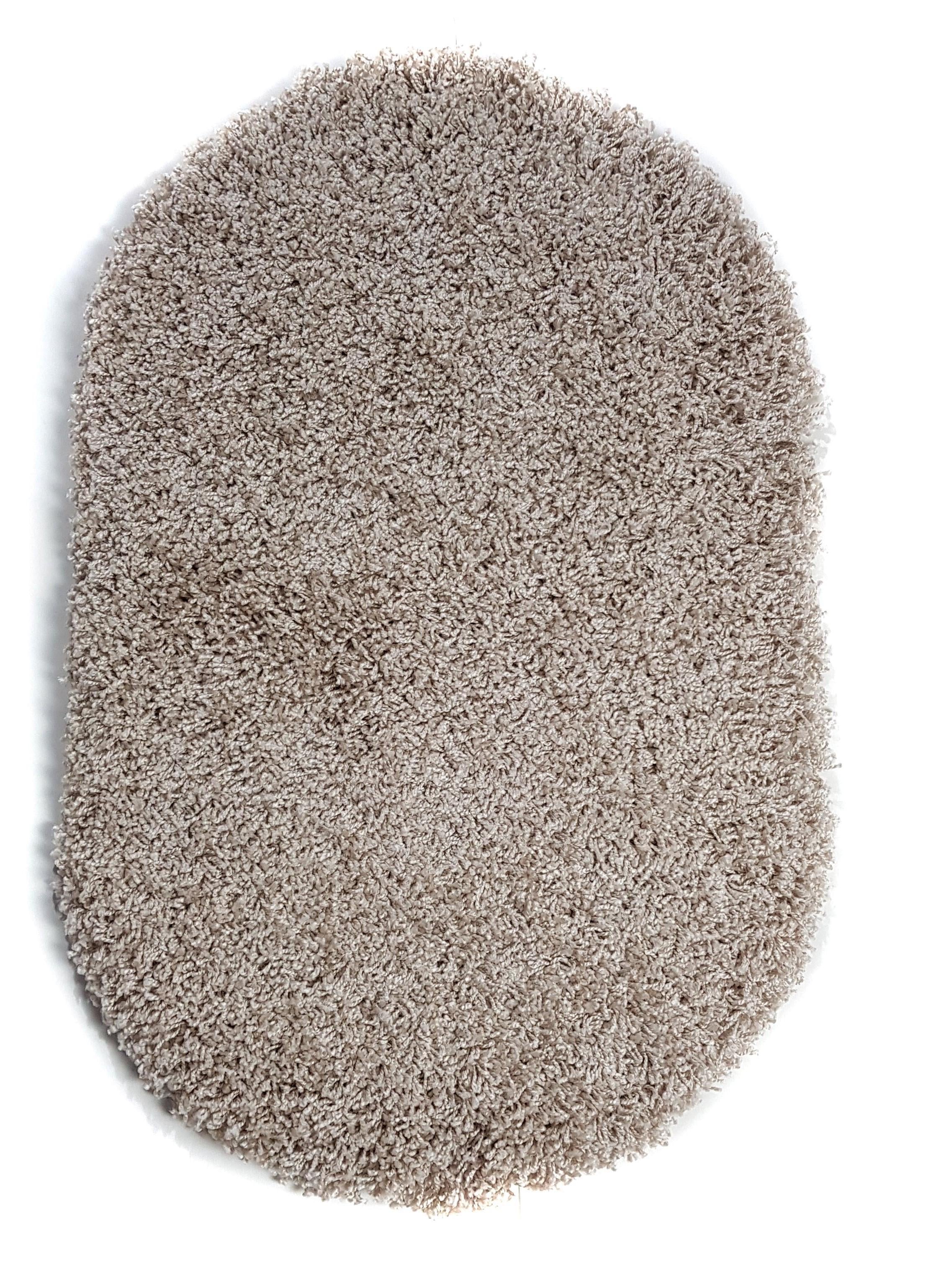 Ковер с высоким ворсом Super Lux Shaggy 170x250 см овал Бежевый (6365ABGО5)