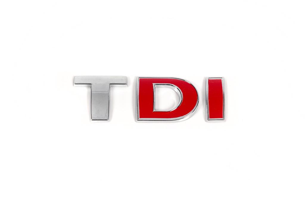 Надпись Tdi Красные DІ Davs Auto для Volkswagen Crafter 2006-2016 гг. abs-пластик Красный