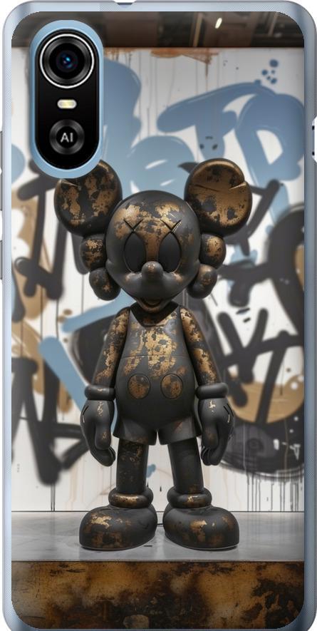 Чохол на ZTE Blade A31 Plus Bronze kaws v2 (6098u-2637-42517)