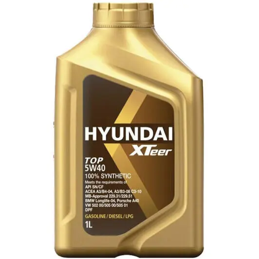 Моторное масло Hyundai XTeer TOP 5W-40 1 л (1011001)