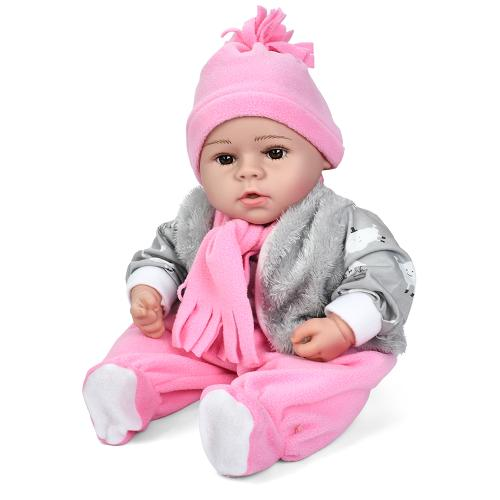 Детская кукла-пупс музыкальная Fun Game GD 0004 I UA в розовом комбинезоне (2789645155)