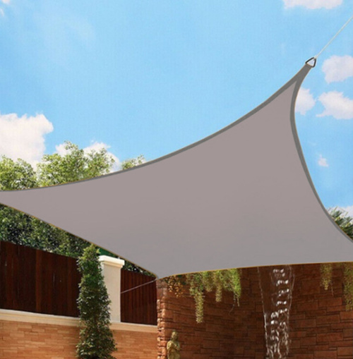 Тент солнцезащитный водонепроницаемый квадратный Оксфорд 5х5 м Серый - фото 5 Тент солнцезащитный водонепроницаемый квадратный Оксфорд 5х5 м Серый - фото 5