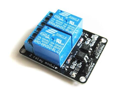 Модуль реле 2-канальний Arduino PIC ARM AVR (0b0b29ea) - фото 2