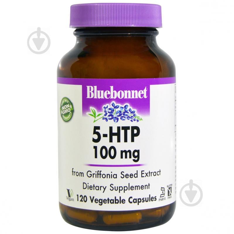 5-HTP (Гидрокситриптофан) 100мг Bluebonnet Nutrition 120 капсул