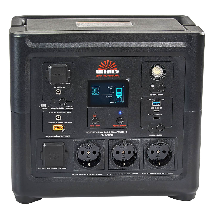 Портативная аккумуляторная станция Vitals Professional PS 1000qc (223637)