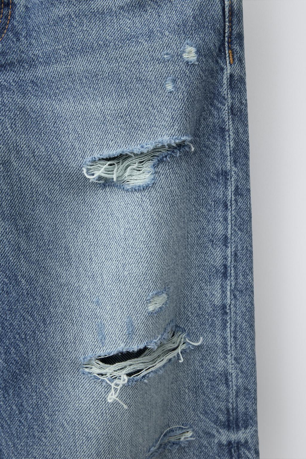 Джинси широкі підліткові для дівчинки Zara 156 см Синій (25072504) - фото 3 Джинси широкі підліткові для дівчинки Zara 156 см Синій (25072504) - фото 3