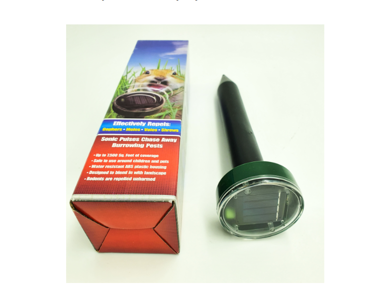 Отпугиватель кротов и мышей для сада Garden Pro на солнечных батареях 2 шт. (45796-_185) Отпугиватель кротов и мышей для сада Garden Pro на солнечных батареях 2 шт. (45796-_185)