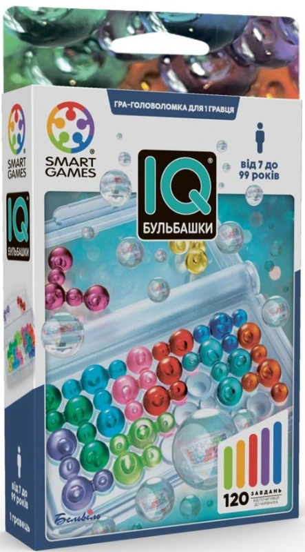 Настільна гра "IQ Бульбашки IQ Bubbles" (17602) Настільна гра "IQ Бульбашки IQ Bubbles" (17602)