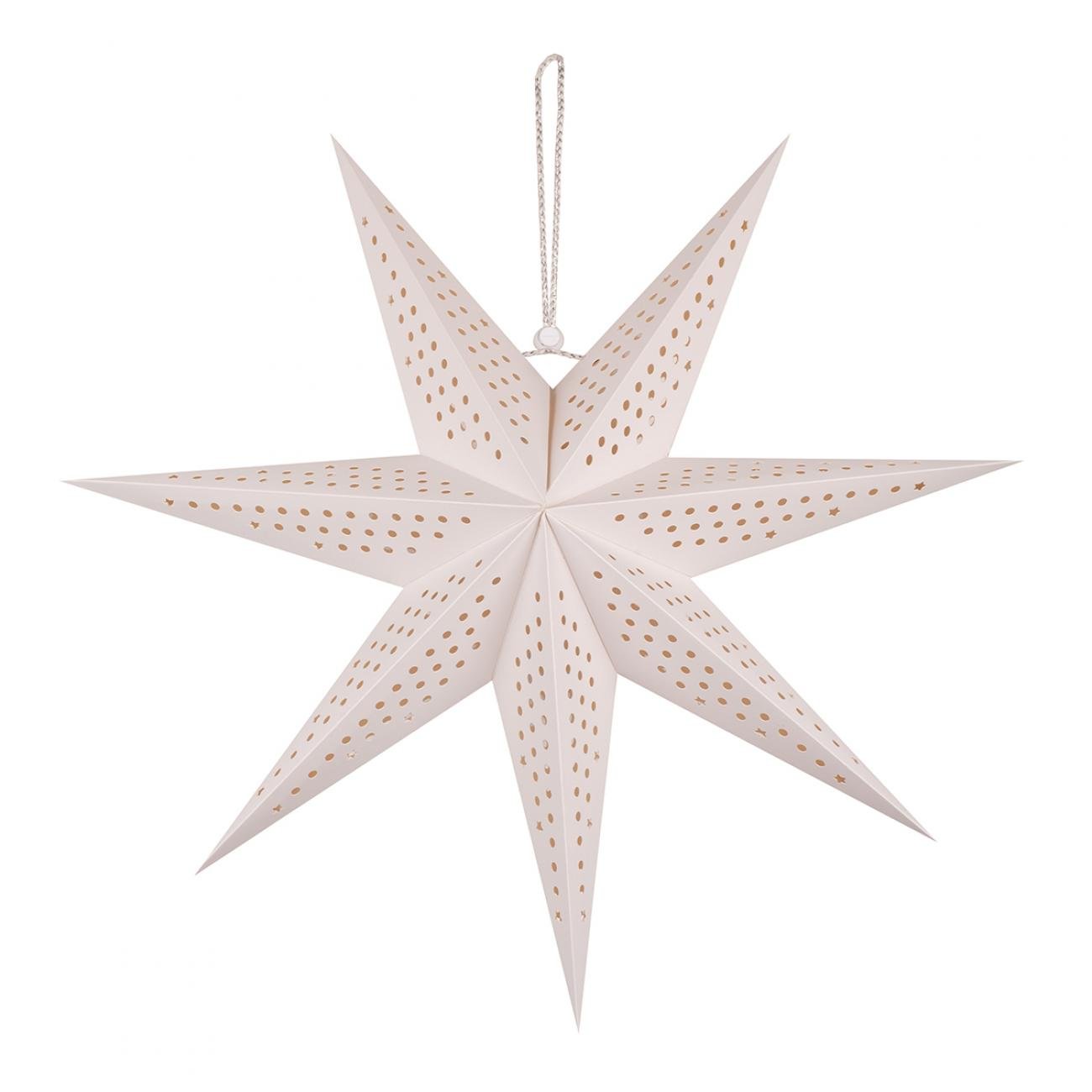 Звезда бумажная Novogod'ko LED 3D 45 см Белый (0974218)