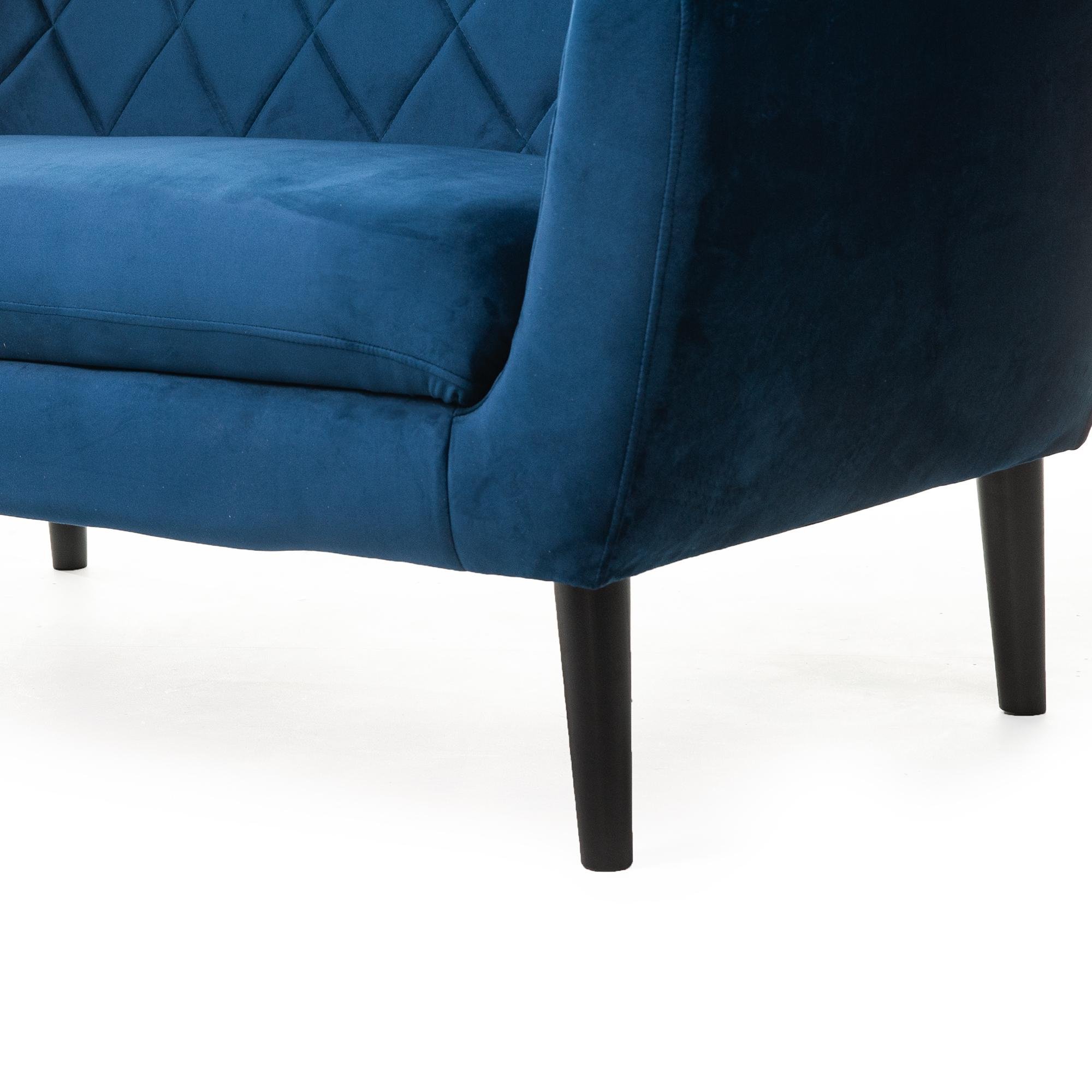 Диван Signal MOLLY 2 Welur Синій (MOLLY2V86GR) - фото 4 Диван Signal MOLLY 2 Welur Синій (MOLLY2V86GR) - фото 4