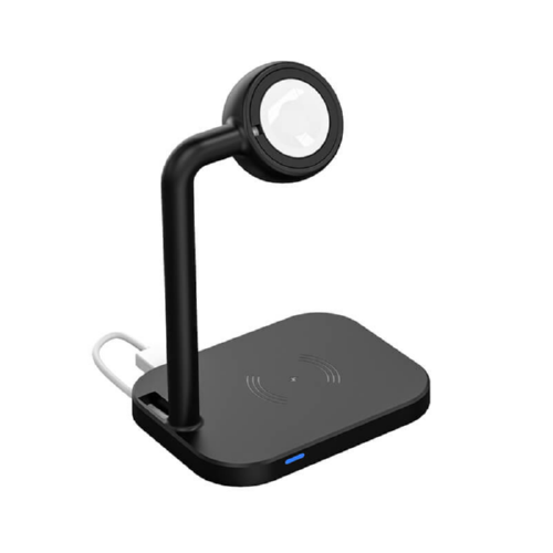 Зарядное устройство Qi 2в1 JYD-WC109 15W Black