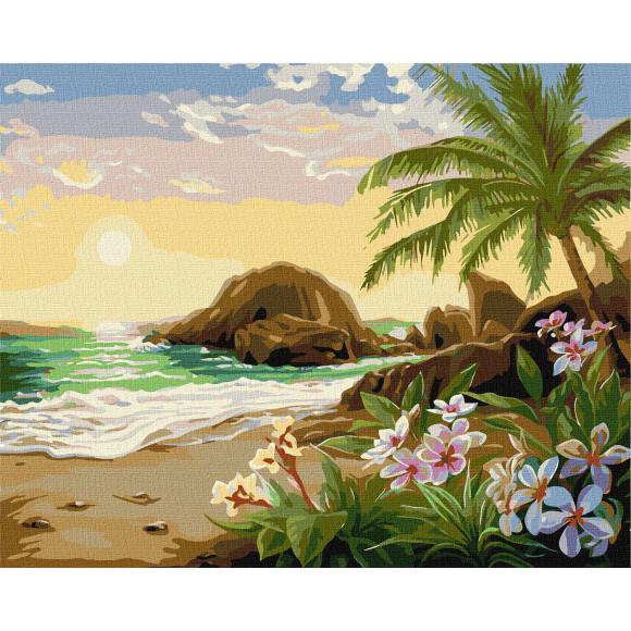 Картина по номерам Вечер в раю 40х50 см (KHO2765)