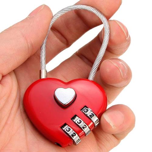 Замочек Anex Сердечко Love с кодом (1195) - фото 6 Замочек Anex Сердечко Love с кодом (1195) - фото 6