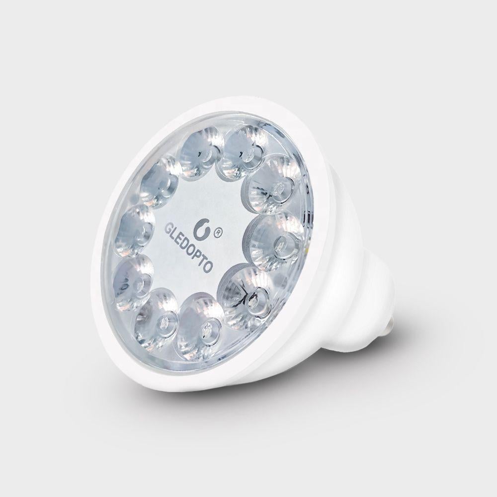 Лампа розумна LED Zigbee Gledopto GU10 5W RGB+CCT GL-S-006P 2200-6500K 30° Zigbee 3.0 (2874934926)