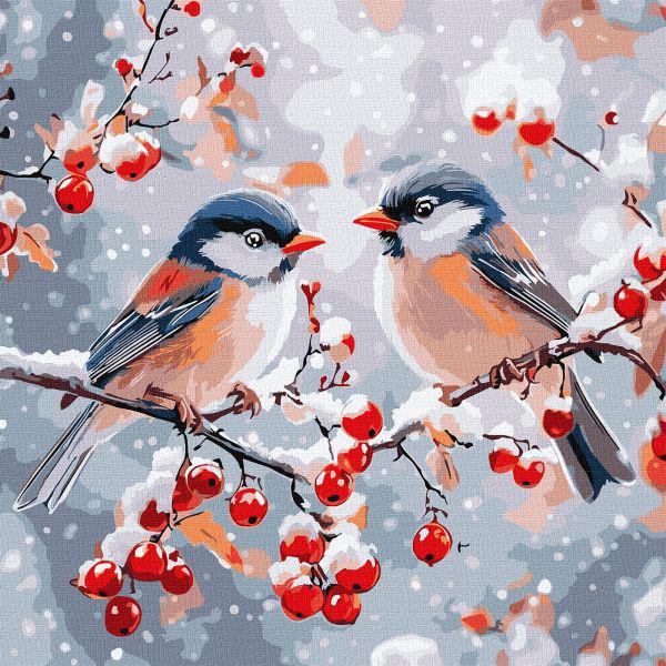 Картина за номерами Ideyka Зимова гармонія 40x40 см (Id-KHO6701)