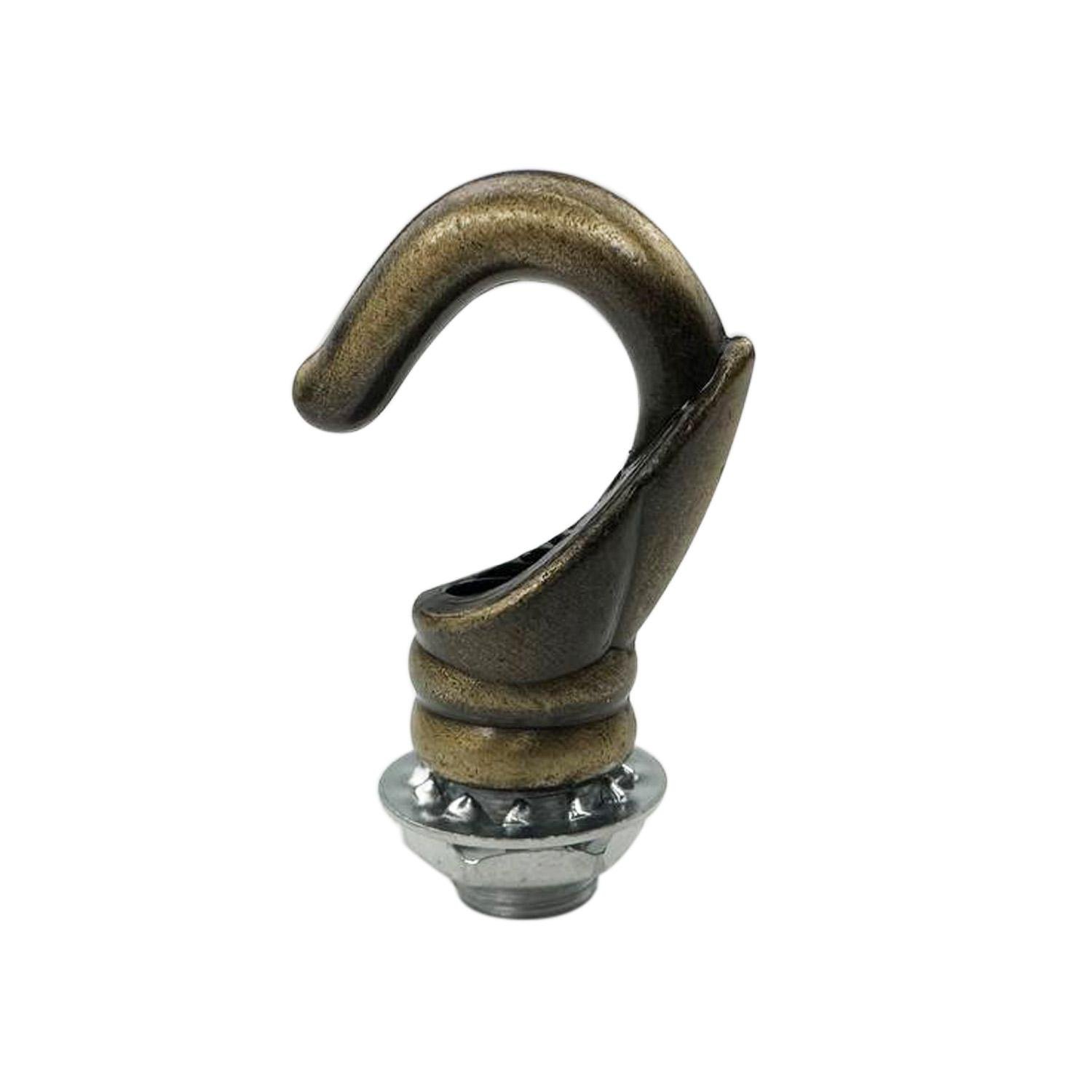 Крючок М10х1 D22 бронза