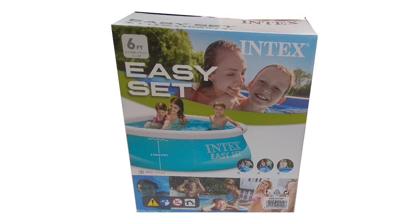 Надувной бассейн Intex Easy Set круглый с дополнительным ремкомплектом 183х51 см (28101) - фото 2