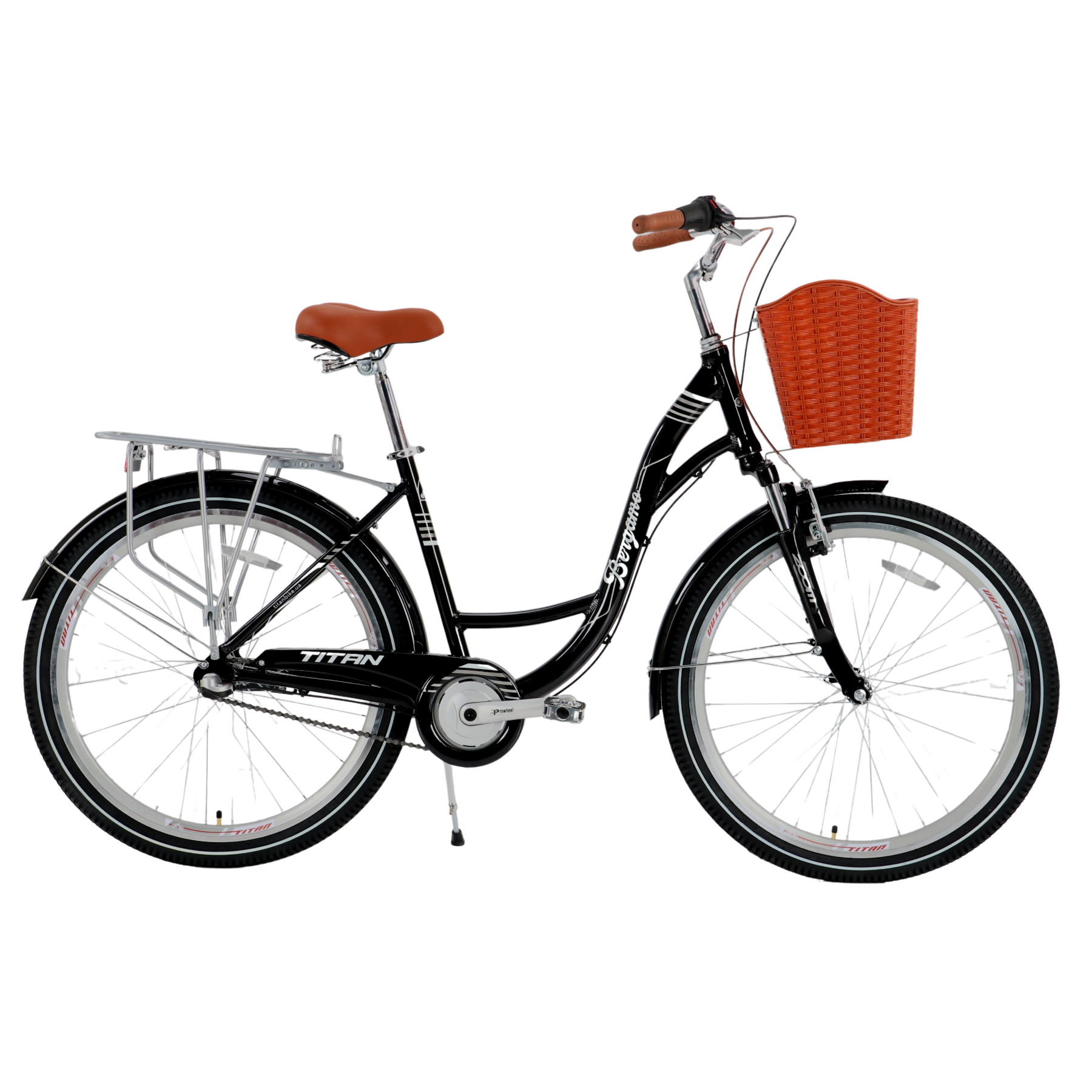 Велосипед Titan Bergamo NX 3 sp 2024 26" 17" Black