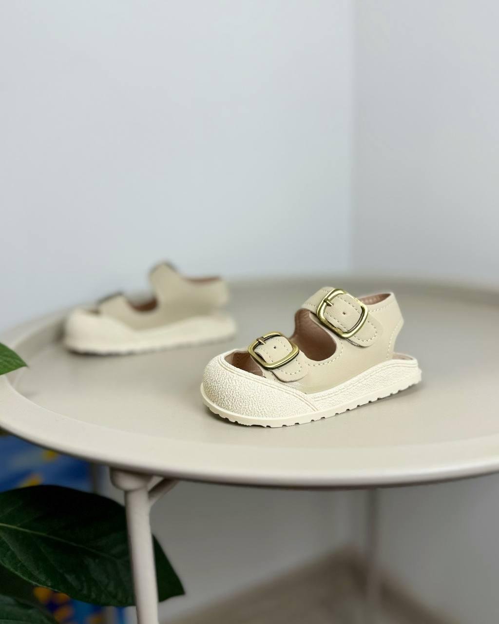 Босоножки детские р. 19 Бежевый (1344) - фото 6