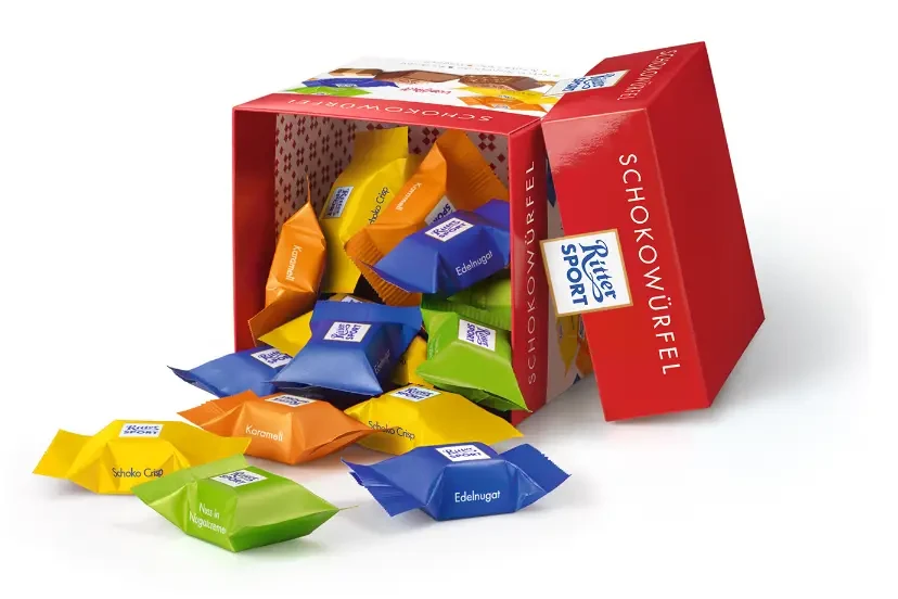 Цукерки шоколадні Ritter Sport Schoko Gruss 192 г (1764673085)