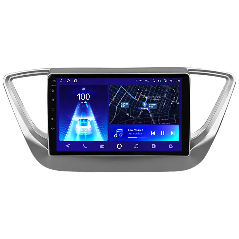Автомагнитола штатная Teyes для Hyundai Solaris 2/ACCENT 2017-2018 Android CC2-PLUS 6+128G Wi-Fi/4G вариант B (1485311797)