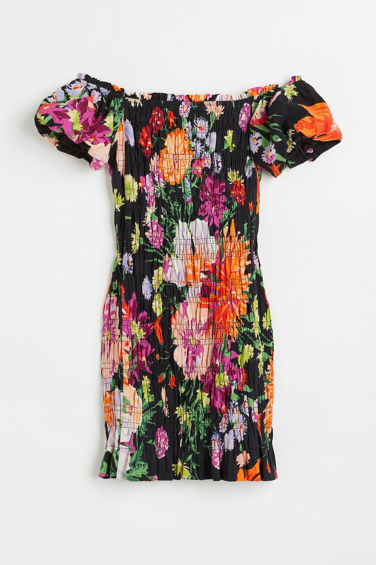 Сукня H&M Квіти S Чорний (X7031080722)
