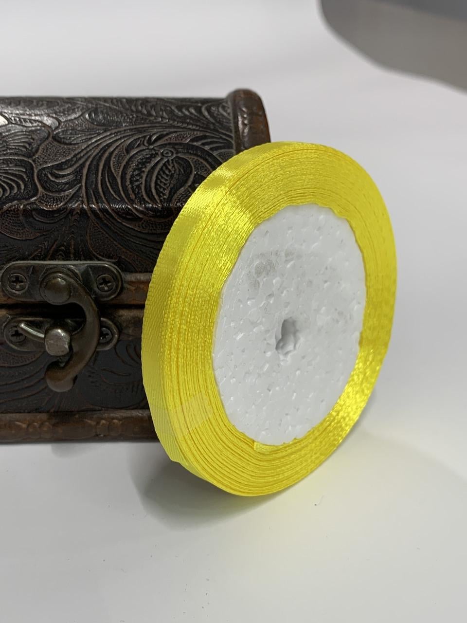 Стрічка атласна 0,7 см Жовтий (1617948515) Стрічка атласна 0,7 см Жовтий (1617948515)