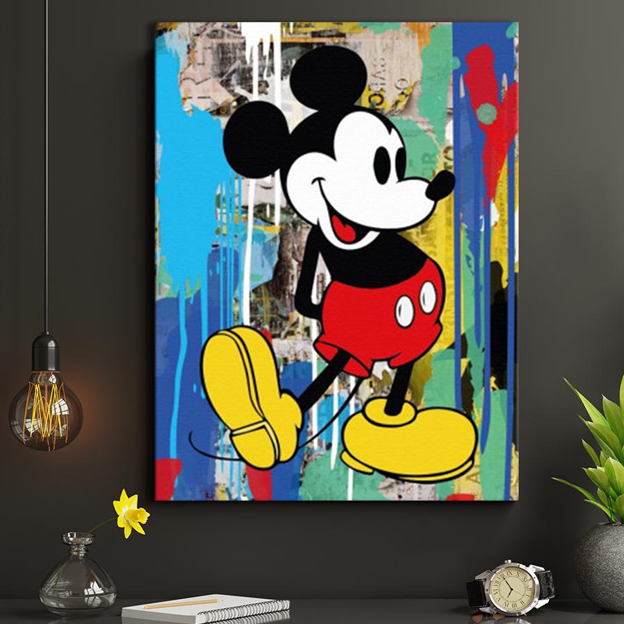 Картина для интерьера Мики Маус 80x60 см (P0429)