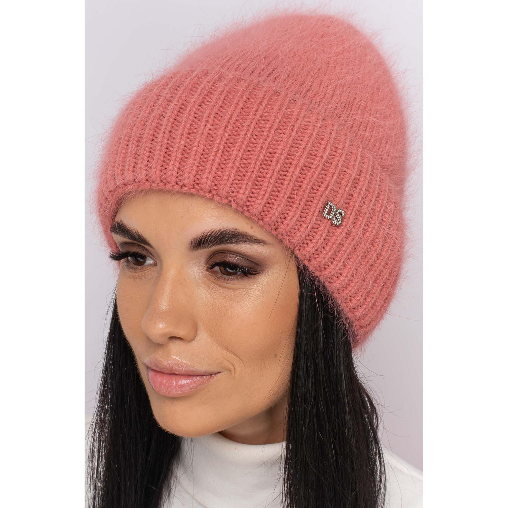 Шапка ангоровая женская Leks Медея one size Розовый рассвет - фото 1 Шапка ангоровая женская Leks Медея one size Розовый рассвет - фото 1