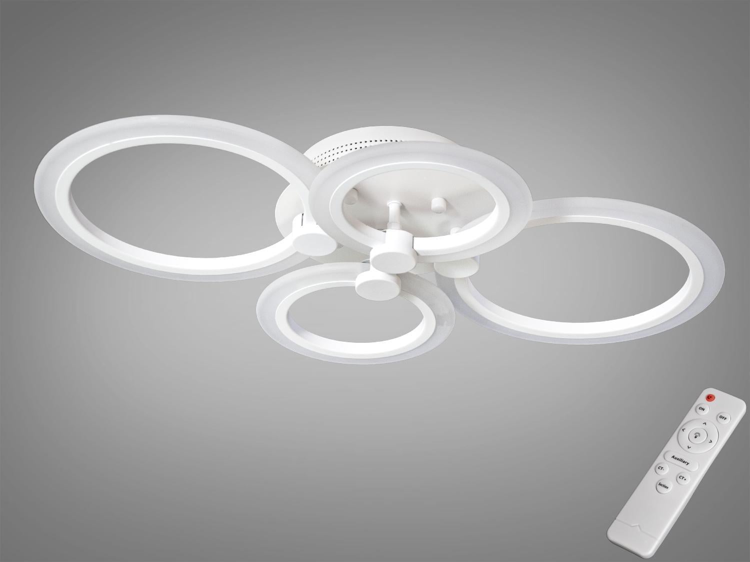 Люстра LED сверхяркая Diasha 55W A8022/4WH Белый