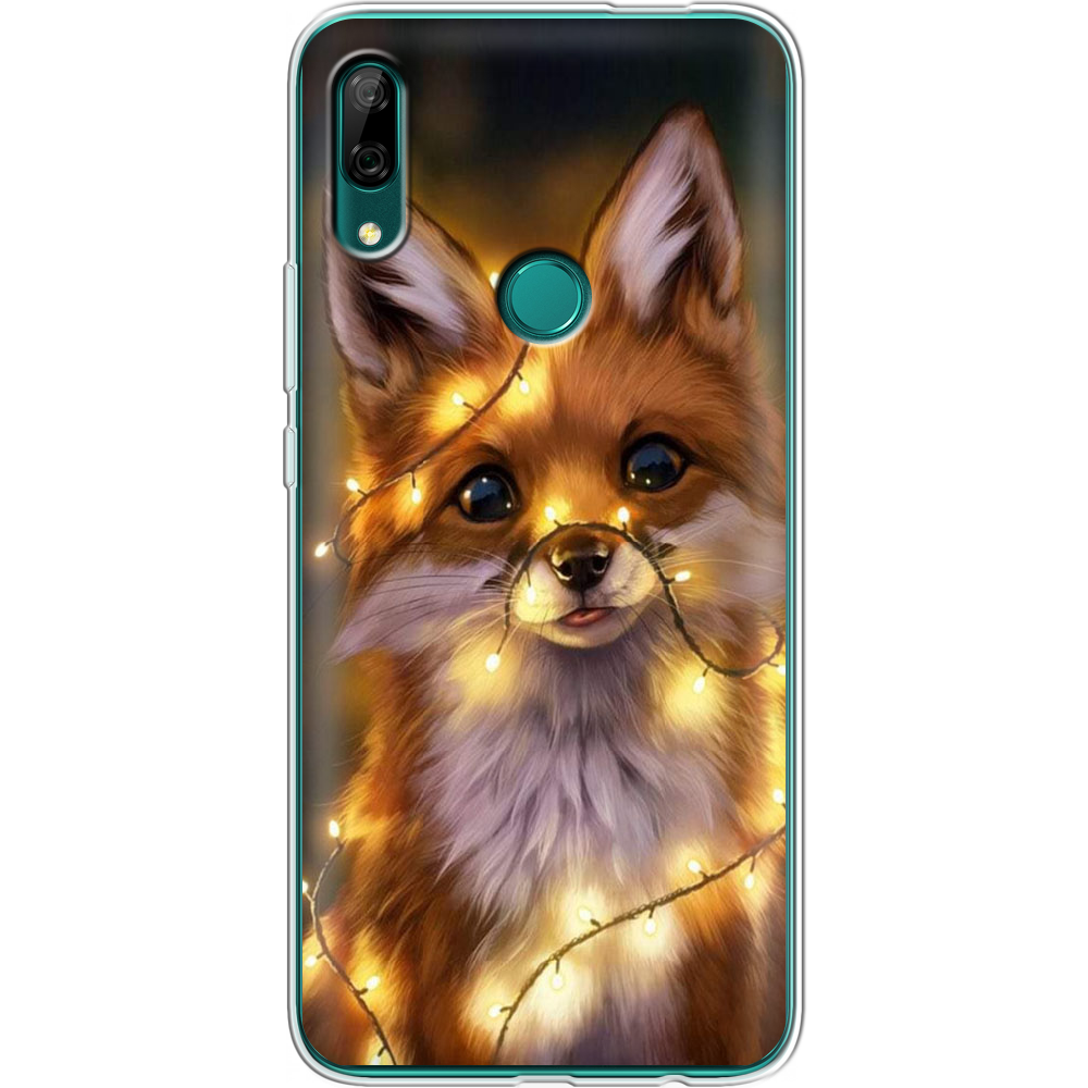 Чохол Boxface Huawei P Smart Z Різдвяна Лисичка Прозорий силікон (37381-up2399-37381)
