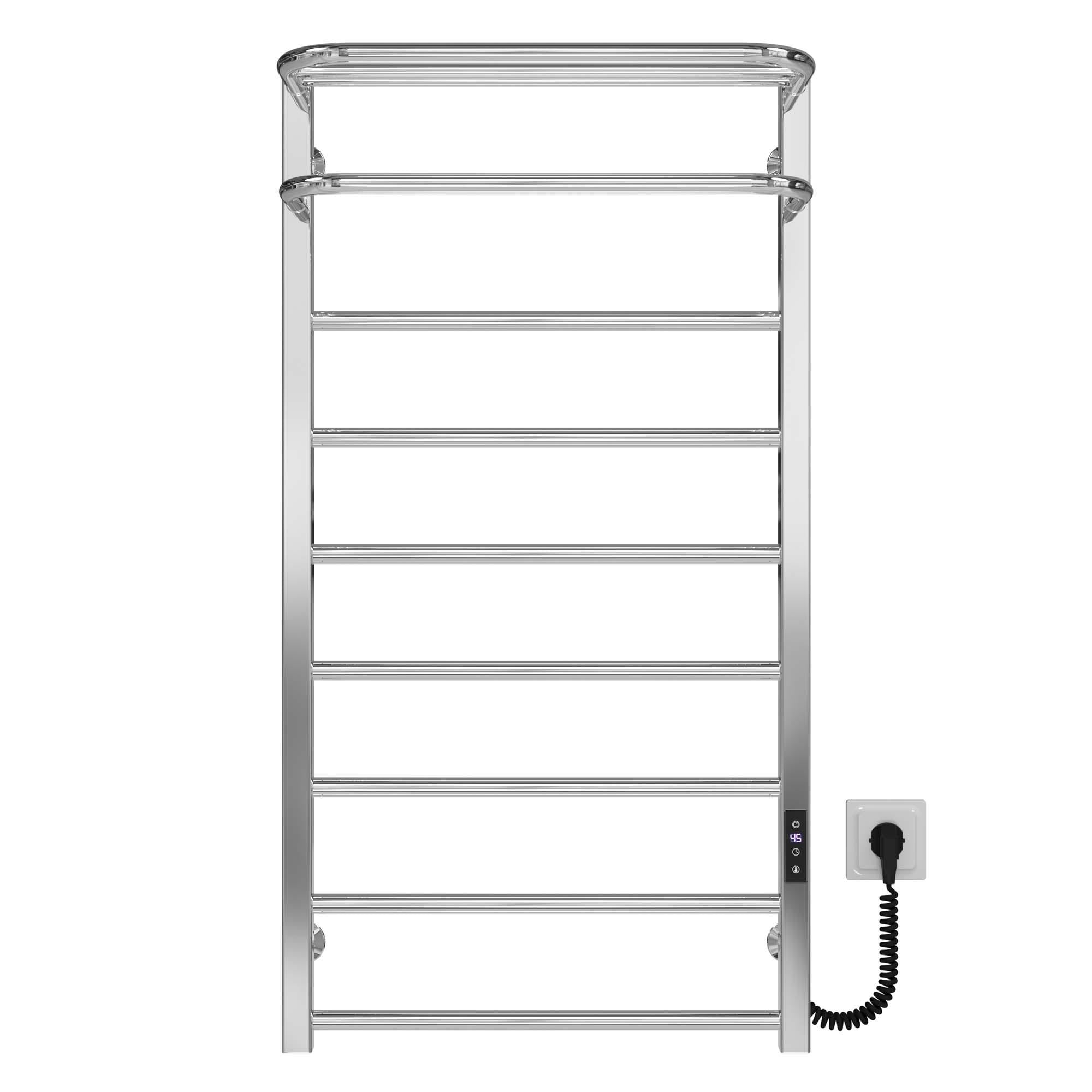 Полотенцесушитель электрический Deffi Lux Hotel П9 JD04 нержавеющая сталь 400х1000 мм Хром (A.LH.100.40.9.ECR2)
