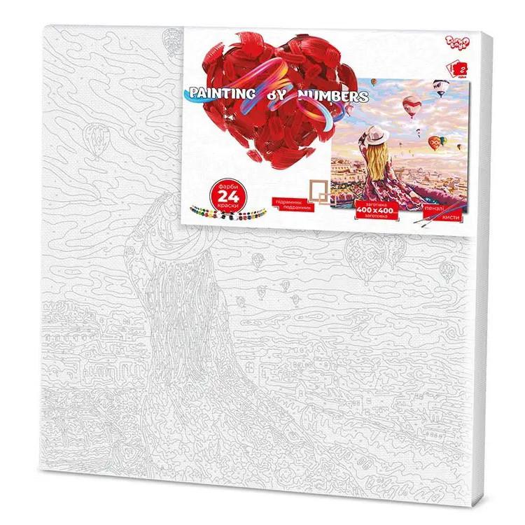 Картина за номерами Danko Toys Каппадокія KpNe-40x40-02-03 40x40 см (RLT26950)
