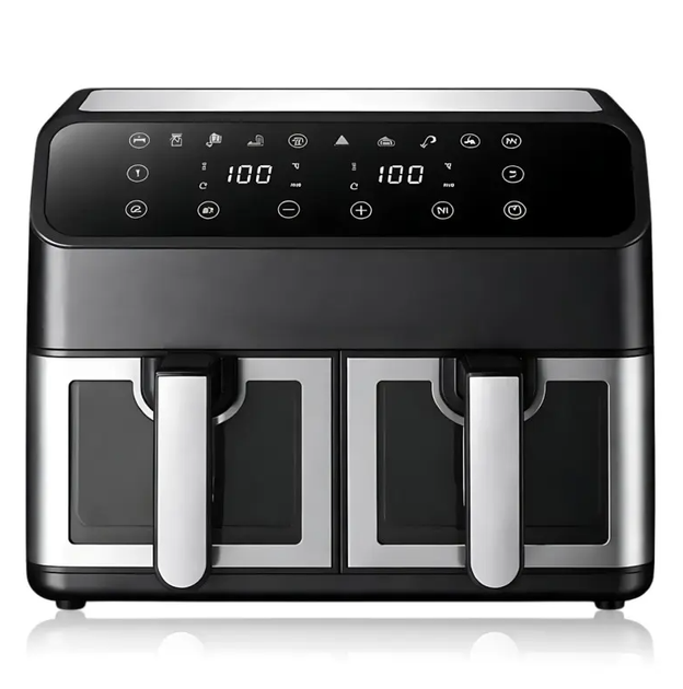 Мультипечь-аэрогриль Domotec MS-3226 2 зоны/LED-дисплей/360° циркуляция 13 л 4800 Вт (32619002)