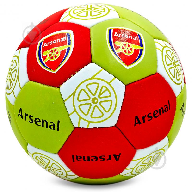 Мяч футбольный planeta-sport №5 Гриппи ARSENAL (FB-0047-108)