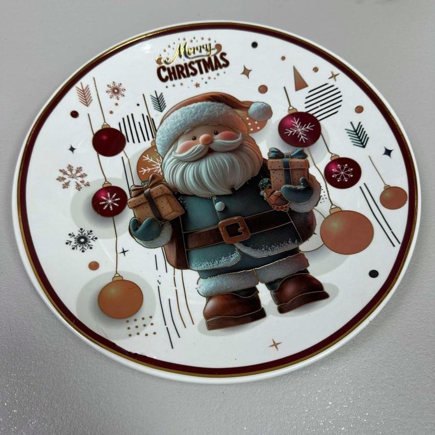 Тарелка новогодняя обеденная XP-132B-2/1324/3678 керамическая 25 см в подарочной упаковке (2818101286) Тарелка новогодняя обеденная XP-132B-2/1324/3678 керамическая 25 см в подарочной упаковке (2818101286)