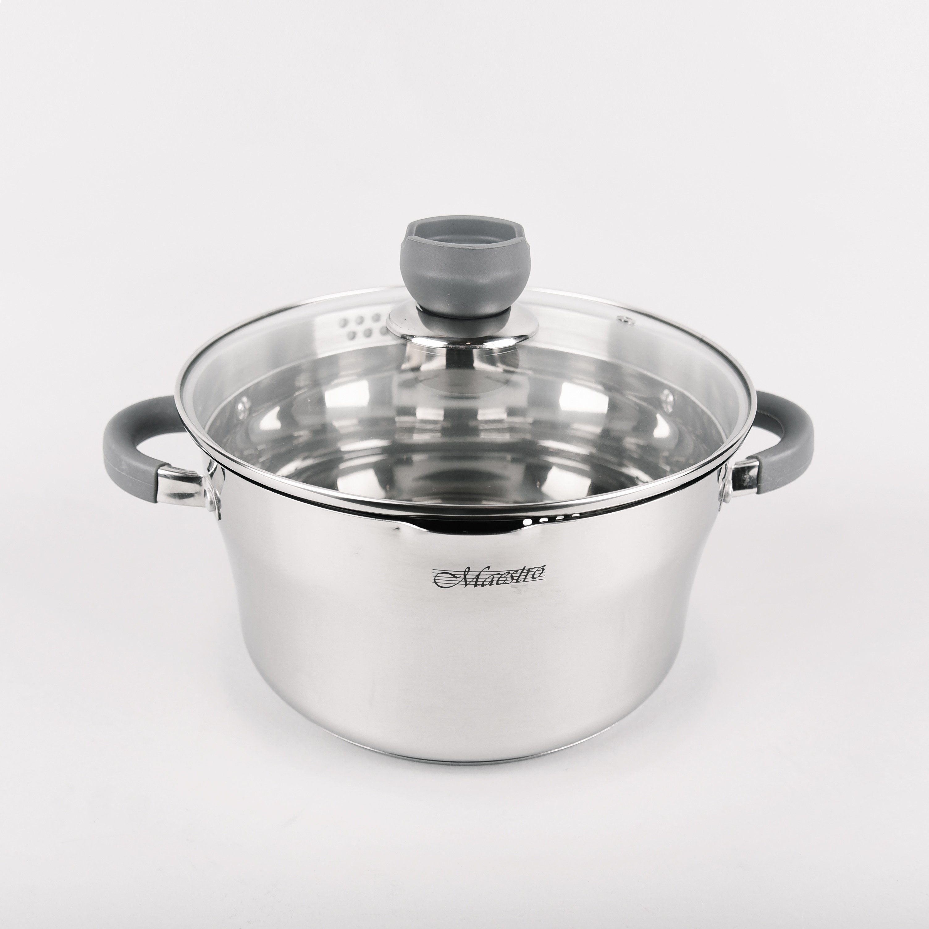 Кастрюля Maestro из нержавеющей стали 5,6 л (MR-3507-24) - фото 3 Кастрюля Maestro из нержавеющей стали 5,6 л (MR-3507-24) - фото 3