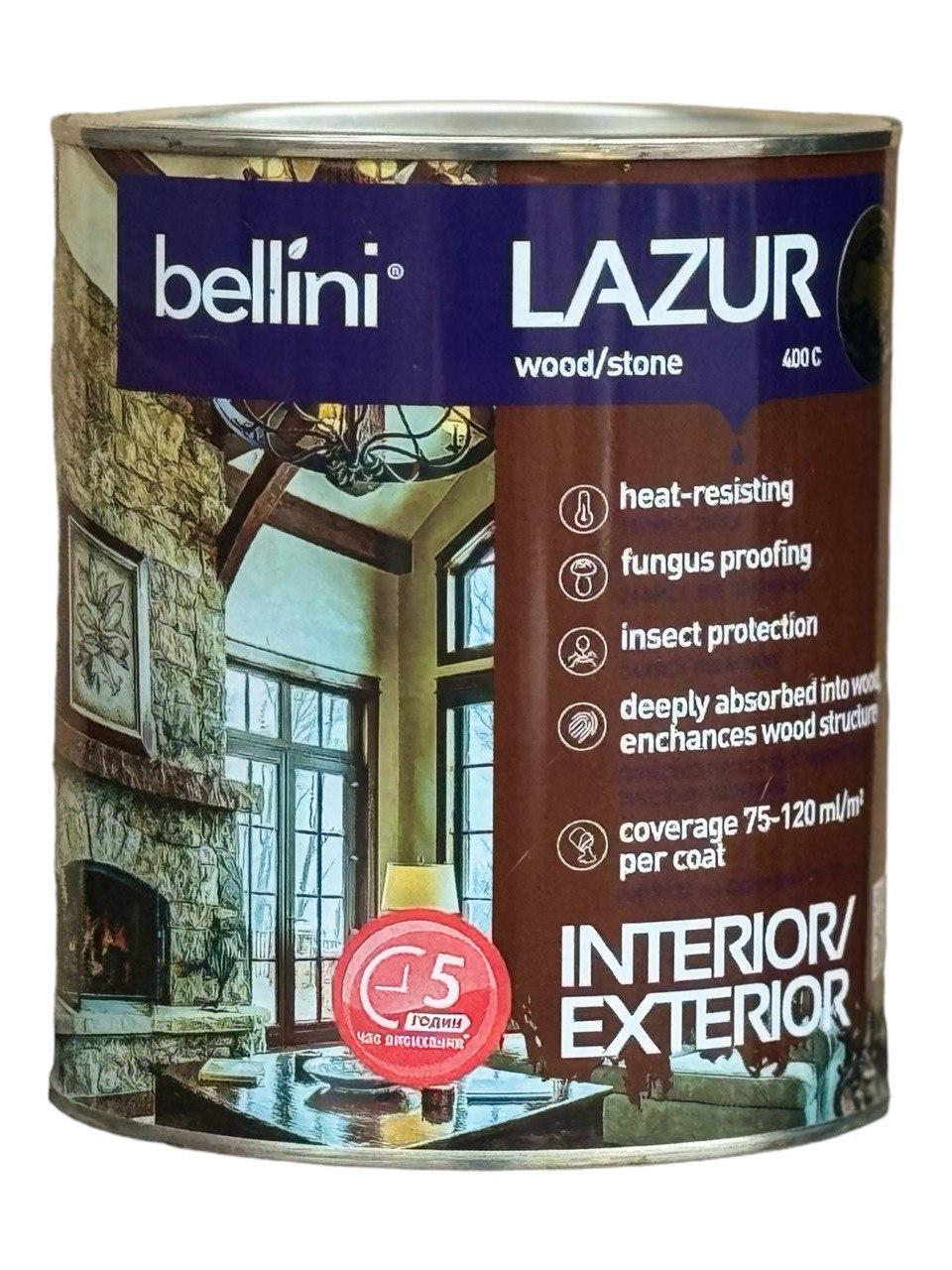 Лазур Bellini 2,5 л Тік (635992162) - фото 2 Лазур Bellini 2,5 л Тік (635992162) - фото 2