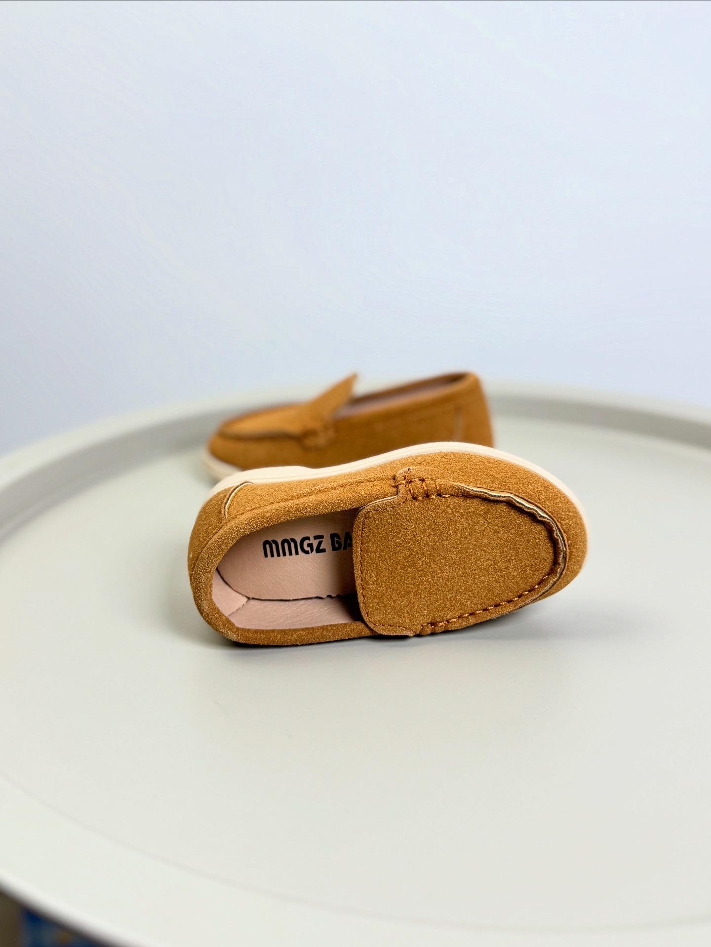 Туфлі-лофери дитячі 1581 унісекс р. 26 Бежевий (28783665) - фото 9