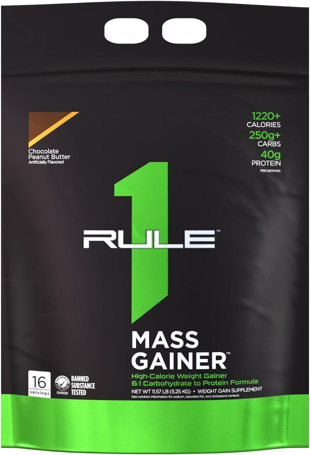 Гейнер Rule One Mass Gainer Chocolate Peanut Butter 5,25 кг